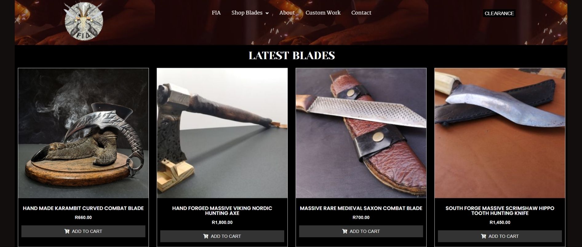 Forged In Africa Blades
